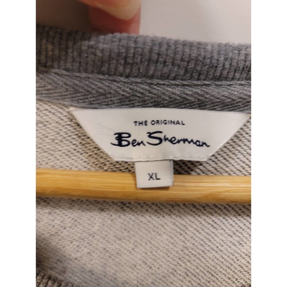 Ben Sherman Grey Logo Sweatshirt XL - Picture 4 of 7